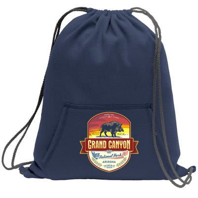 Grand Canyon Sweatshirt Cinch Pack Bag