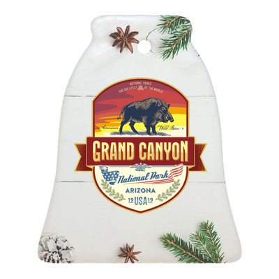 Grand Canyon Ceramic Bell Ornament