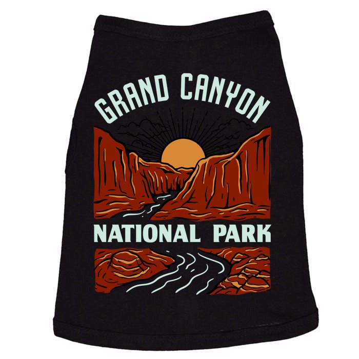 Grand Canyon National Park Illustration Doggie Tank