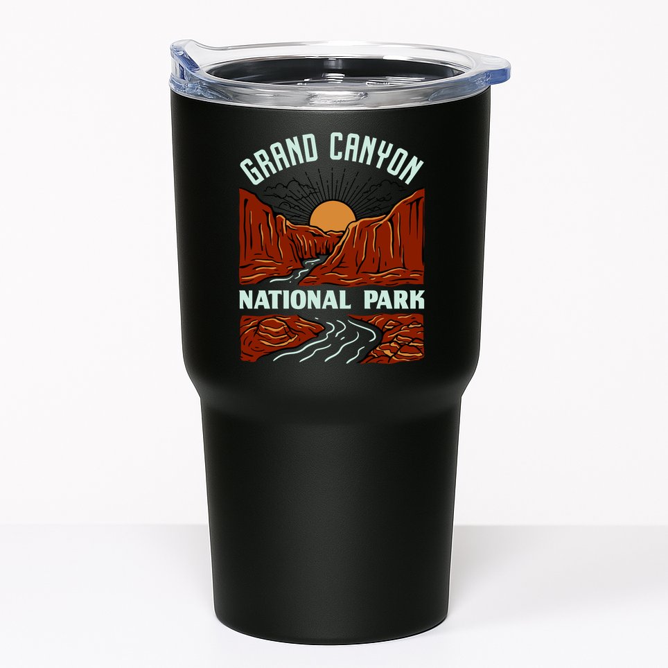 Grand Canyon National Park Illustration Tumbler