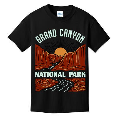 Grand Canyon National Park Illustration Kids T-Shirt