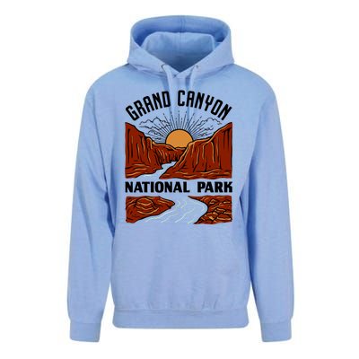 Grand Canyon National Park Illustration Unisex Surf Hoodie