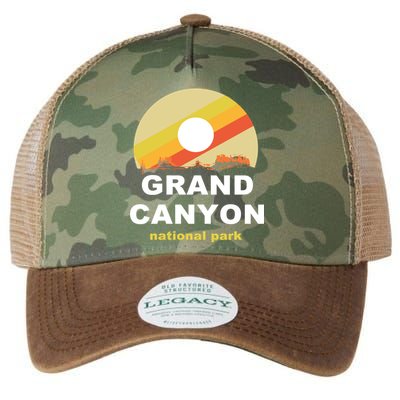 Grand Canyon National Park Retro Logo Legacy Tie Dye Trucker Hat