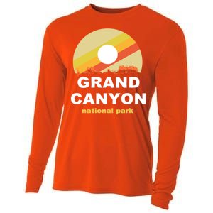 Grand Canyon National Park Retro Logo Cooling Performance Long Sleeve Crew