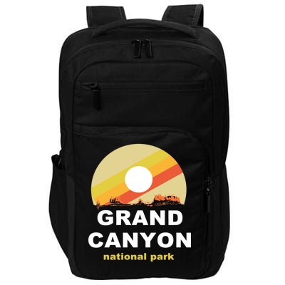 Grand Canyon National Park Retro Logo Impact Tech Backpack