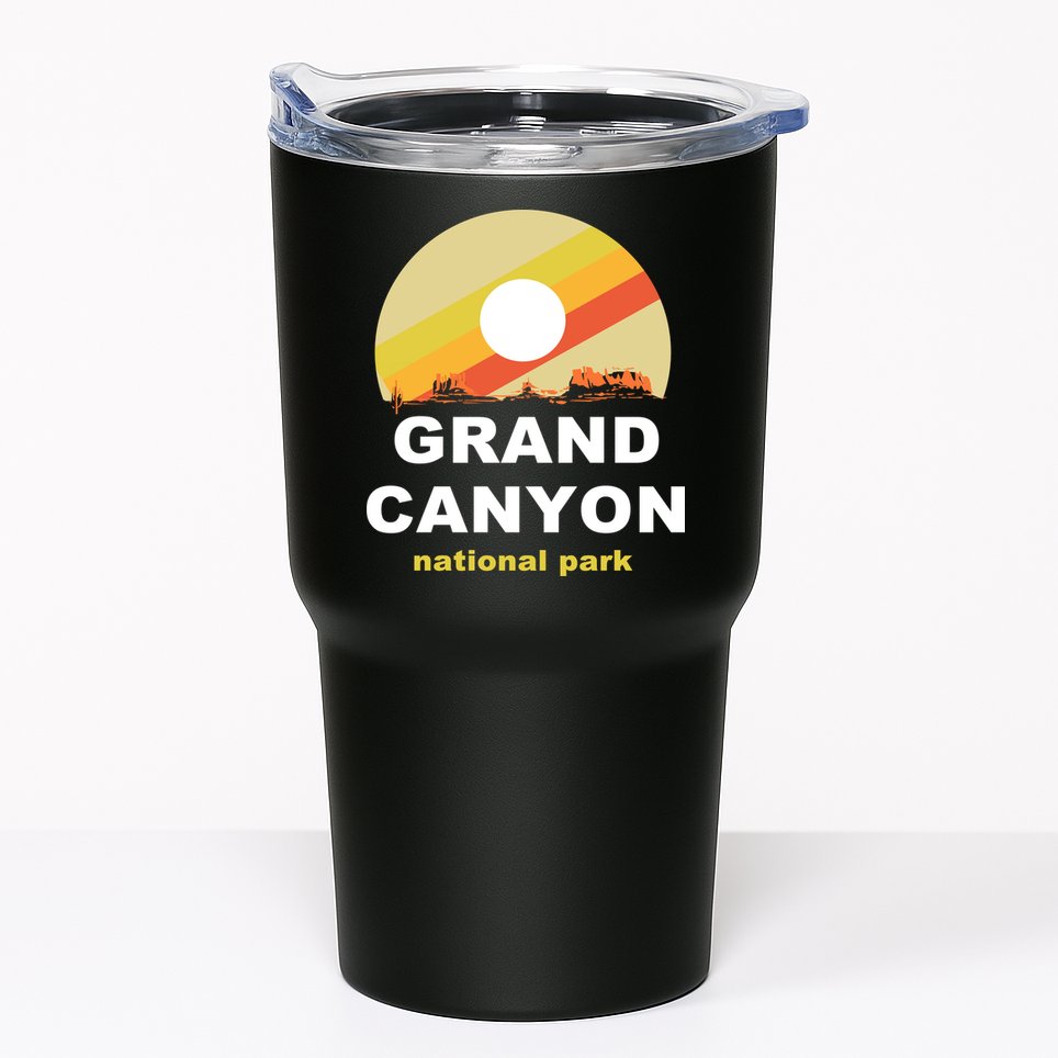 Grand Canyon National Park Retro Logo Tumbler