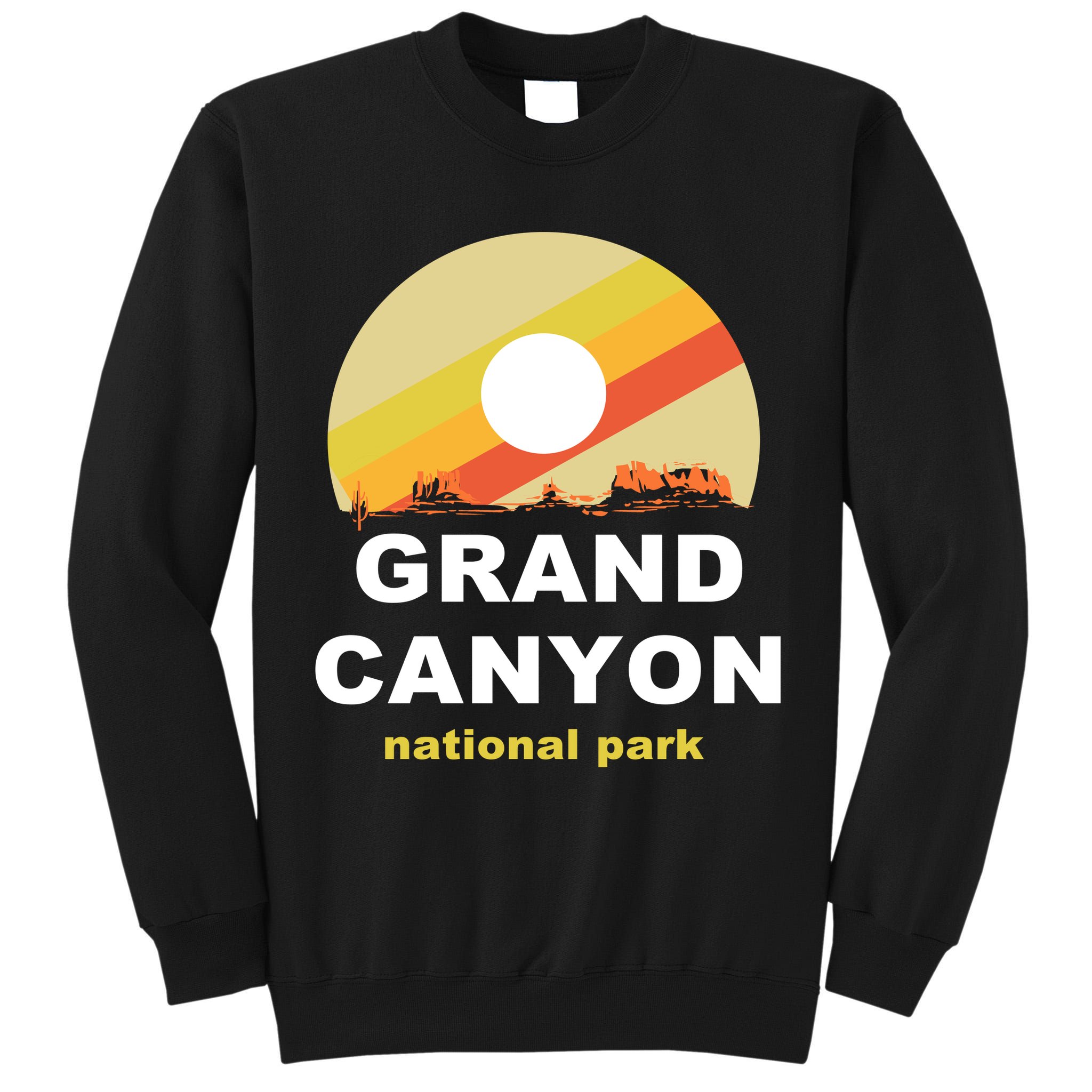 Grand Canyon National Park Retro Logo Tall Sweatshirt