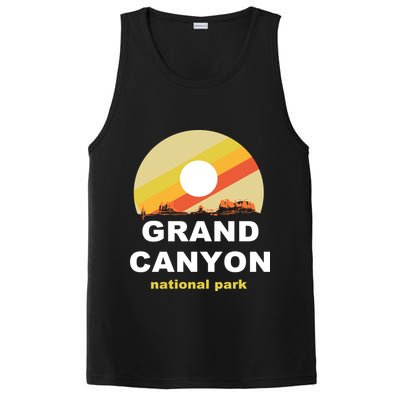 Grand Canyon National Park Retro Logo PosiCharge Competitor Tank
