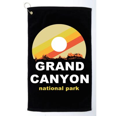 Grand Canyon National Park Retro Logo Golf Towel