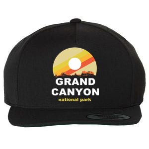 Grand Canyon National Park Retro Logo Wool Snapback Cap