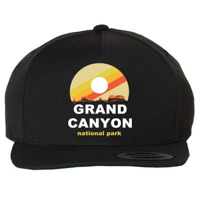 Grand Canyon National Park Retro Logo Wool Snapback Cap