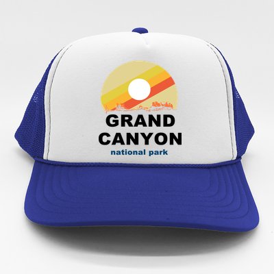 Grand Canyon National Park Retro Logo Trucker Hat