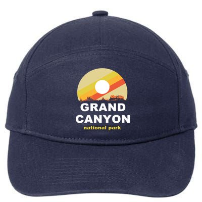 Grand Canyon National Park Retro Logo 7-Panel Snapback Hat