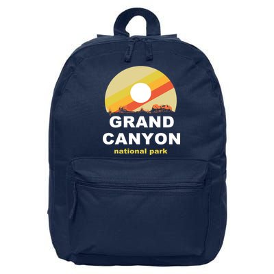 Grand Canyon National Park Retro Logo 16 in Basic Backpack