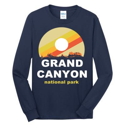 Grand Canyon National Park Retro Logo Tall Long Sleeve T-Shirt