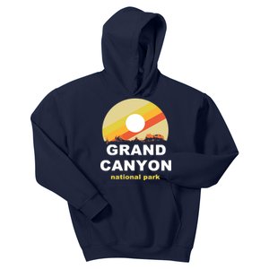 Grand Canyon National Park Retro Logo Kids Hoodie