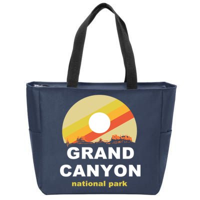 Grand Canyon National Park Retro Logo Zip Tote Bag