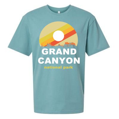 Grand Canyon National Park Retro Logo Sueded Cloud Jersey T-Shirt