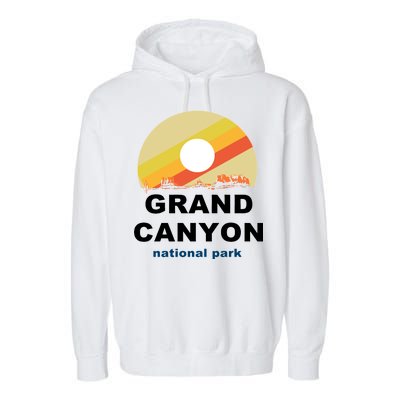 Grand Canyon National Park Retro Logo Garment-Dyed Fleece Hoodie