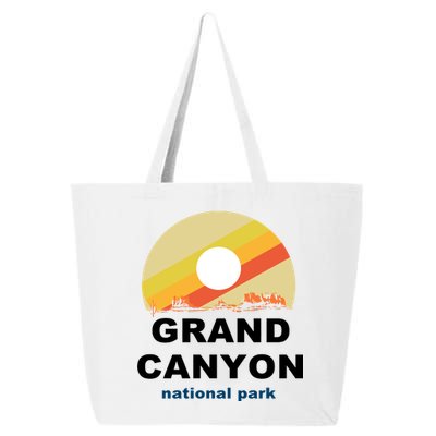 Grand Canyon National Park Retro Logo 25L Jumbo Tote