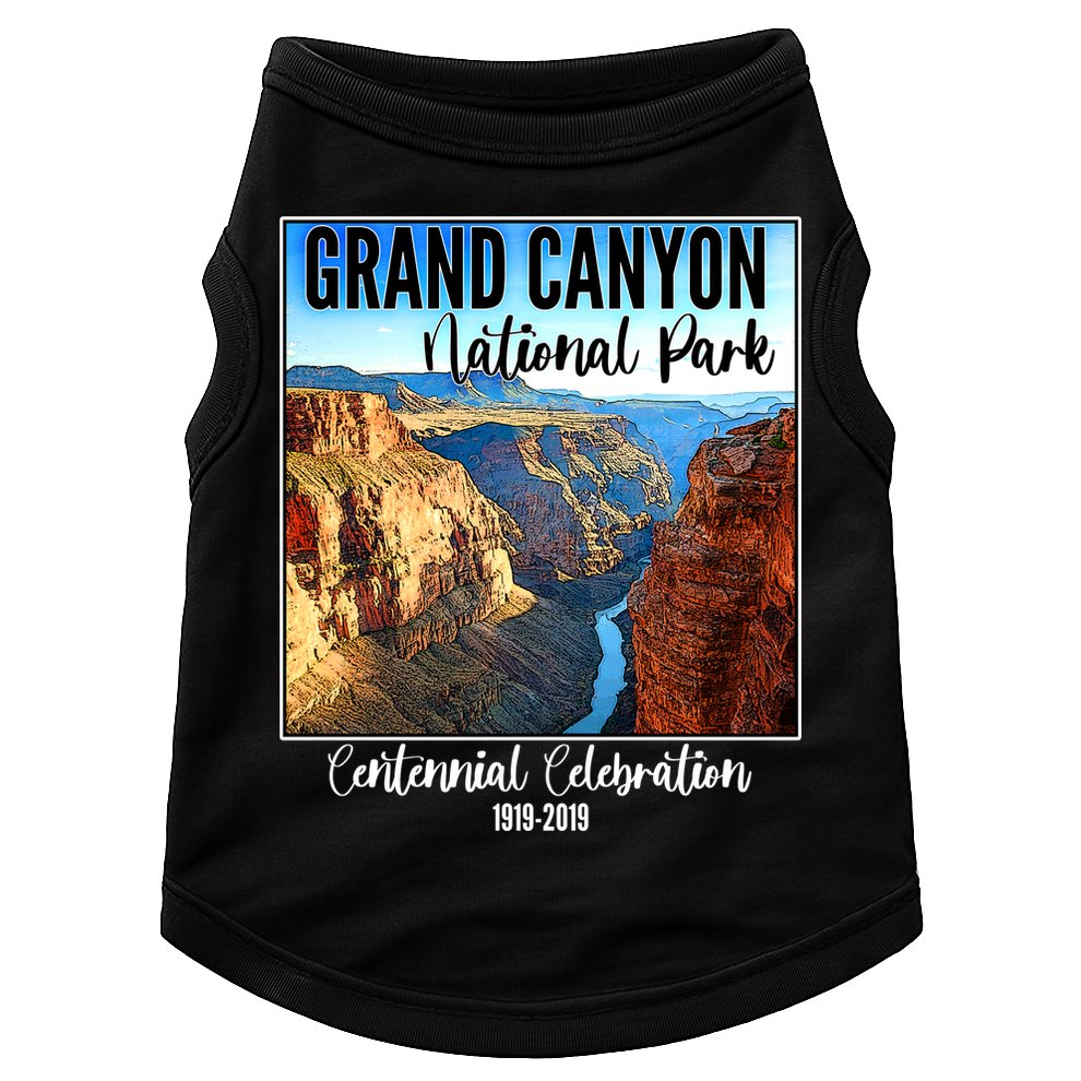 Grand Canyon National Parks Centennial Celebration Doggie Tank