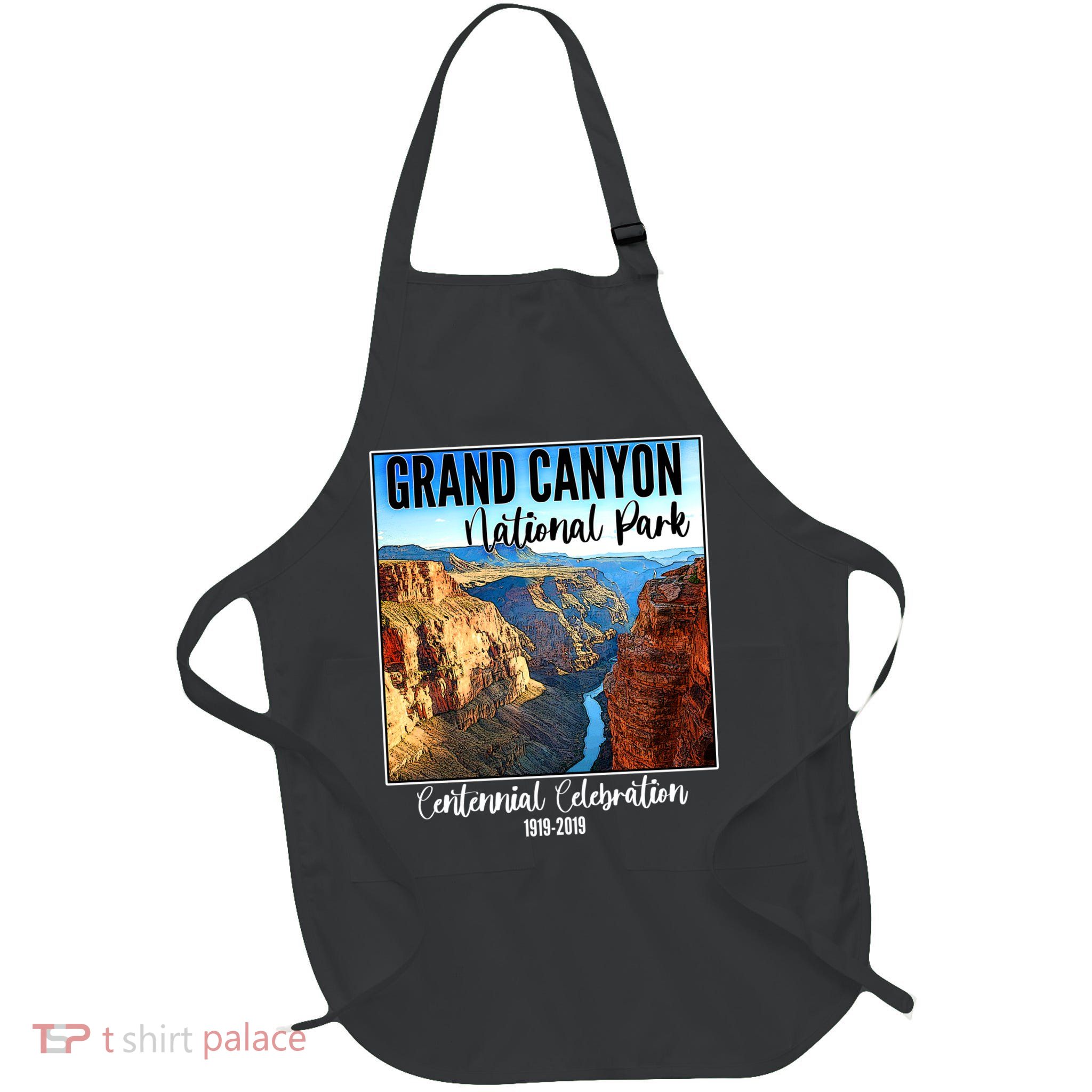 Grand Canyon National Parks Centennial Celebration Full-Length Apron With Pockets