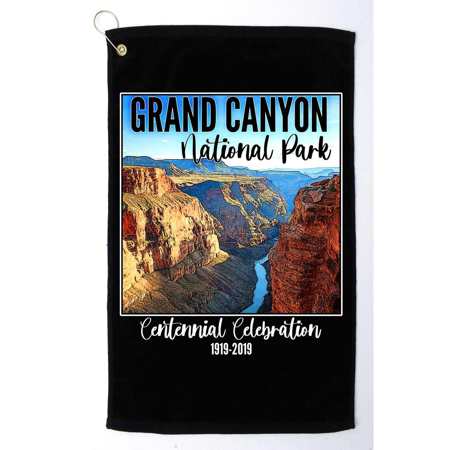 Grand Canyon National Parks Centennial Celebration Golf Towel