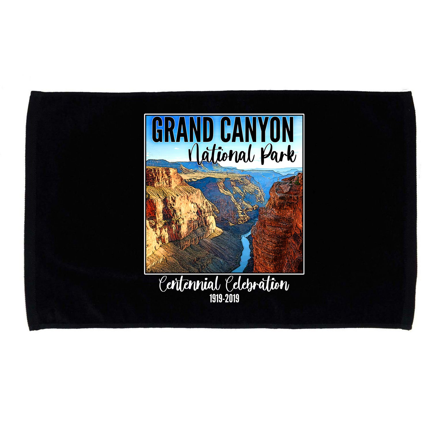 Grand Canyon National Parks Centennial Celebration Microfiber Hand Towel