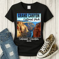 Grand Canyon National Parks Centennial Celebration Womens T-Shirt