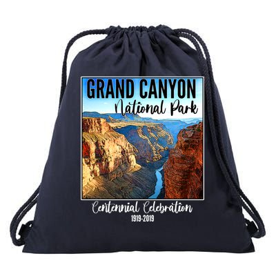 Grand Canyon National Parks Centennial Celebration Drawstring Bag