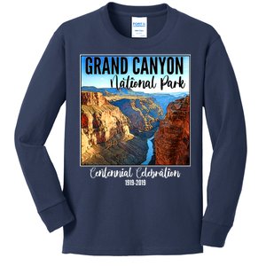 Grand Canyon National Parks Centennial Celebration Kids Long Sleeve Shirt