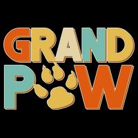 Grand Paw Funny Dog Grandpa Tall T-Shirt