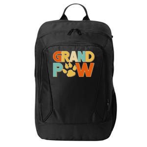 Grand Paw Funny Dog Grandpa City Backpack