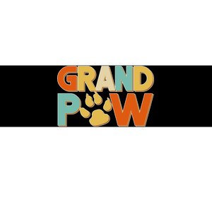 Grand Paw Funny Dog Grandpa Bumper Sticker