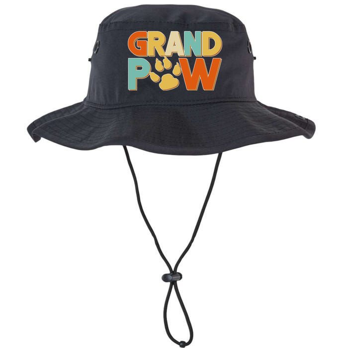 Grand Paw Funny Dog Grandpa Legacy Cool Fit Booney Bucket Hat