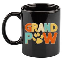 Grand Paw Funny Dog Grandpa 11oz C Handle Ceramic Mug