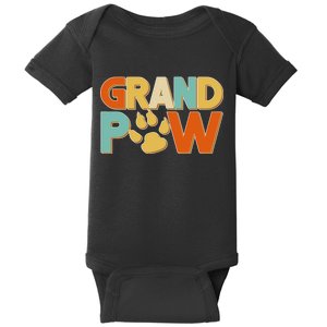 Grand Paw Funny Dog Grandpa Baby Bodysuit