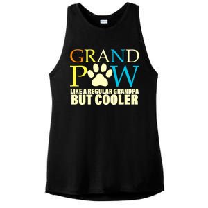 Grand Paw Like A Regular Grandpa But Cooler Ladies PosiCharge Tri-Blend Wicking Tank