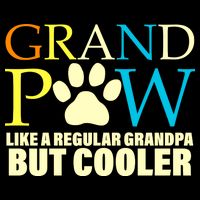 Grand Paw Like A Regular Grandpa But Cooler Backpack