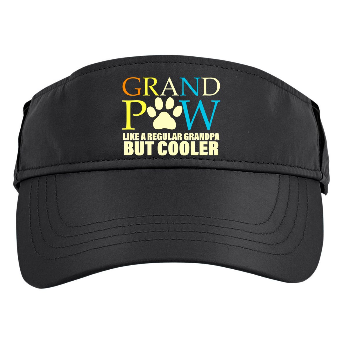 Grand Paw Like A Regular Grandpa But Cooler Adult Drive Performance Visor