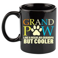 Grand Paw Like A Regular Grandpa But Cooler 11oz C Handle Ceramic Mug