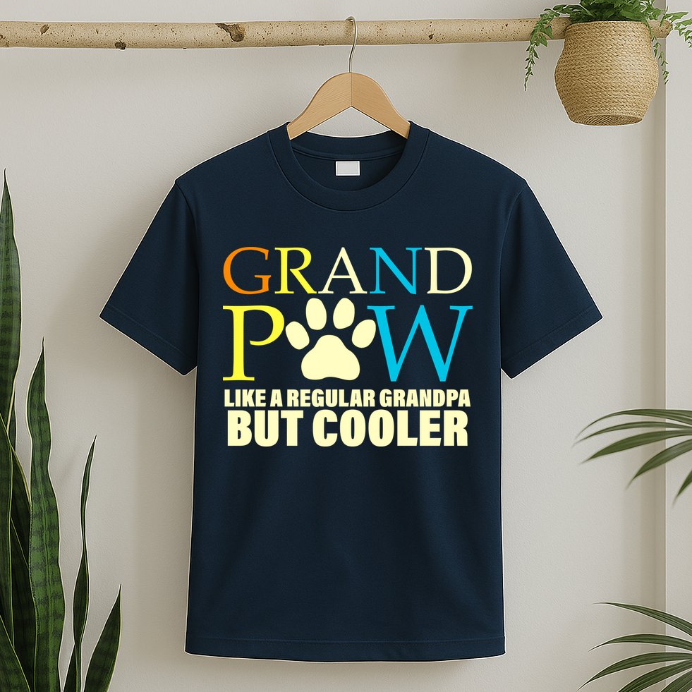 Grand Paw Like A Regular Grandpa But Cooler T-Shirt