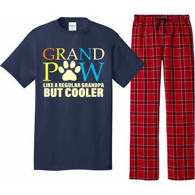 Grand Paw Like A Regular Grandpa But Cooler Pajama Set