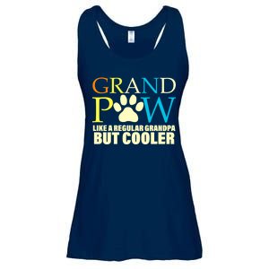 Grand Paw Like A Regular Grandpa But Cooler Ladies Essential Flowy Tank