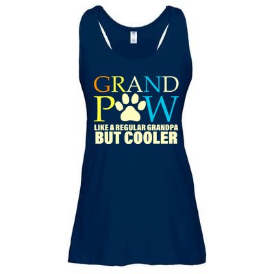 Grand Paw Like A Regular Grandpa But Cooler Ladies Essential Flowy Tank