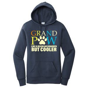 Grand Paw Like A Regular Grandpa But Cooler Women's Pullover Hoodie