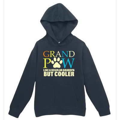 Grand Paw Like A Regular Grandpa But Cooler Urban Pullover Hoodie