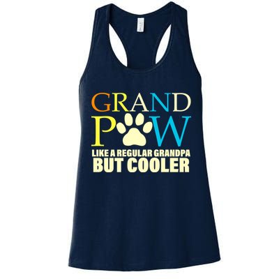 Grand Paw Like A Regular Grandpa But Cooler Womens Tank Top