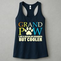 Grand Paw Like A Regular Grandpa But Cooler Womens Tank Top