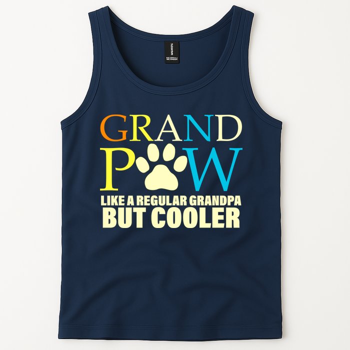 Grand Paw Like A Regular Grandpa But Cooler Tank Top